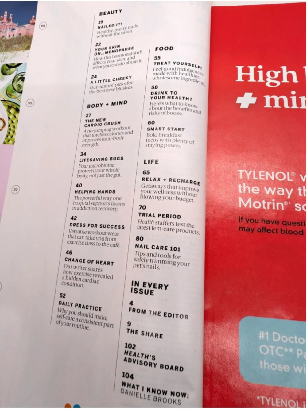Health Magazine 2022- March Mandy Moore, April Laverne Cox
